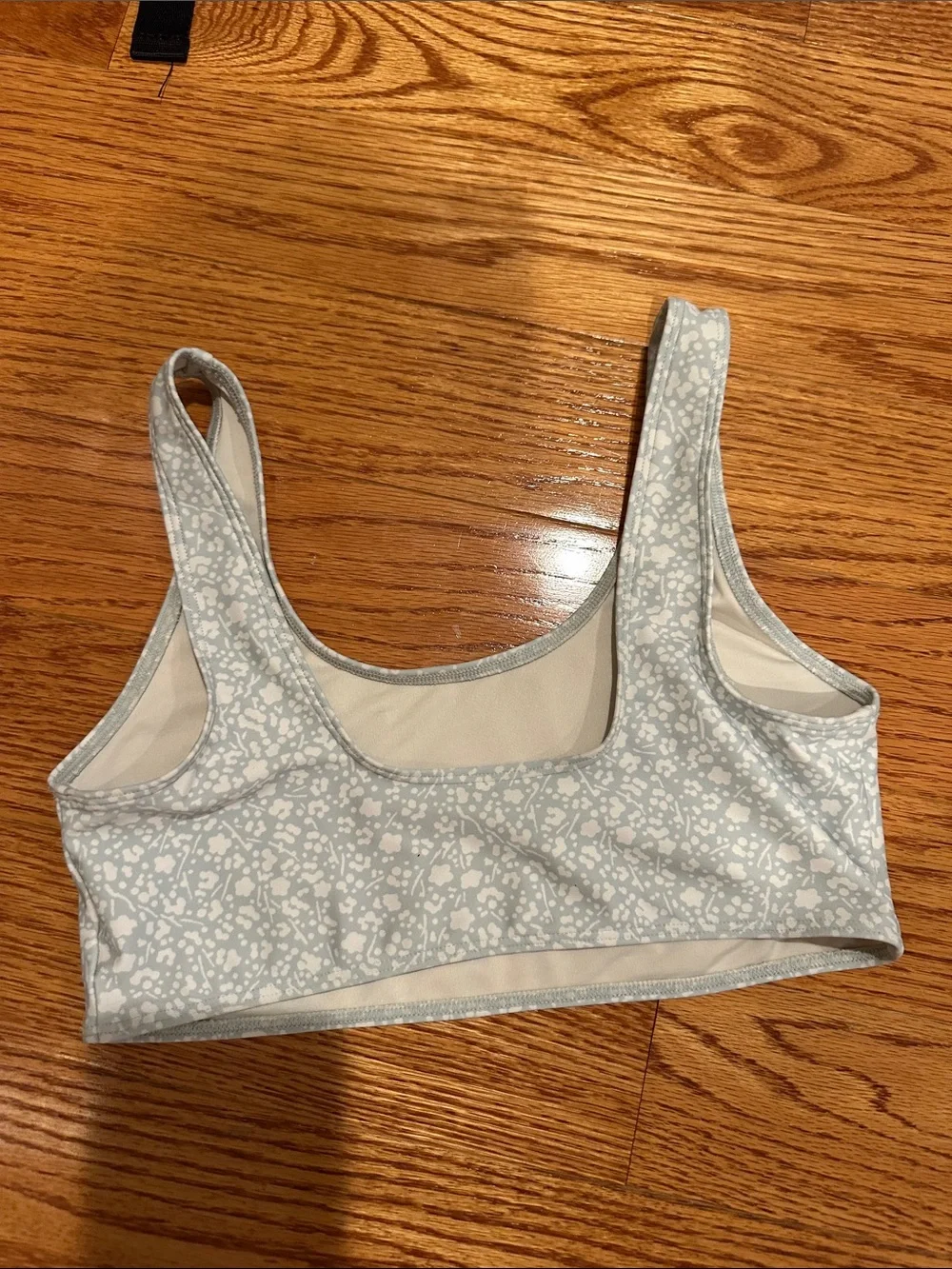 Melrose and Market Light Blue Floral Tankini Bikini Set for Kids